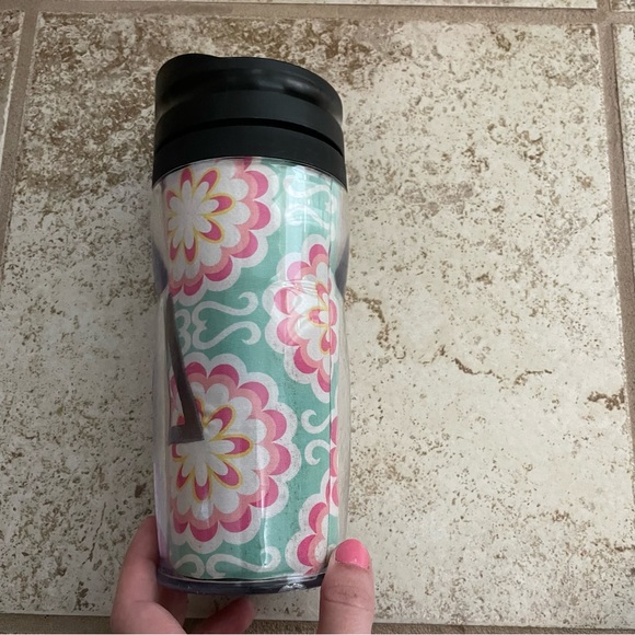 Alpha gamma delta embroidery coffee travel mug - Picture 7 of 8